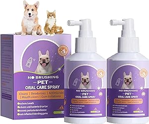 Pet Clean Teeth Spray for Dogs & Cats